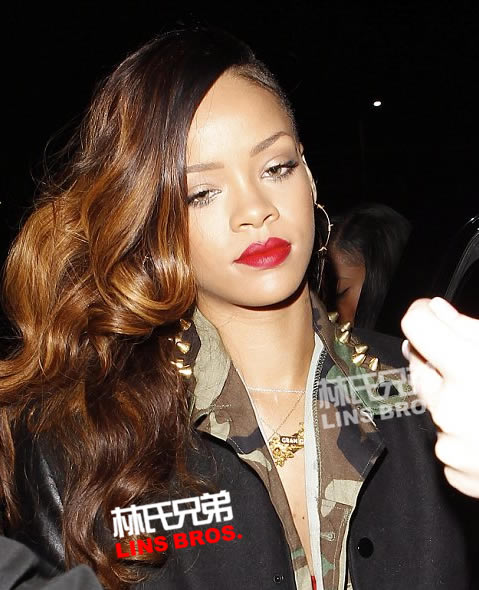 Chris Brown与两位前女友Rihanna和Karrueche Tran在夜店Party (照片)