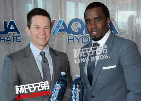 Diddy和演员沃尔伯格联合启动新功能水AQUAhydrate品牌