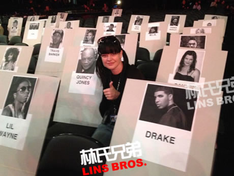 Lil Wayne, Jay Z, Snoop Dogg,Drake等明星们55th Grammy Awards格莱美奖座位图 (照片)