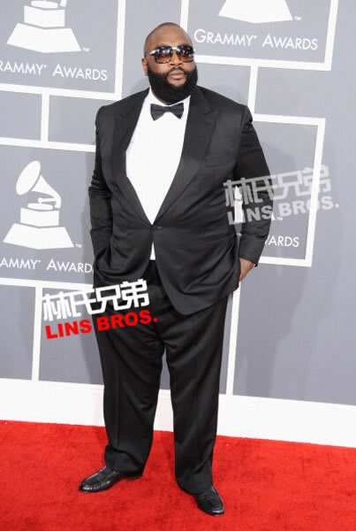 Wiz Khalifa, Nas, Beyonce, Rick Ross等在2013年格莱美红地毯 (照片)
