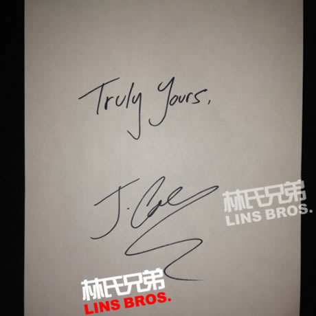 J. Cole发布最新Mixtape：Truly Yours (5首音乐)