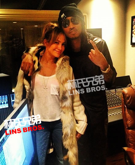 Future和Jennifer Lopez录音室录歌 (照片)
