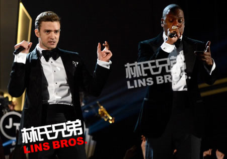 Justin Timberlake与Jay Z在2013 格莱美典礼表演Suit & Tie (视频)