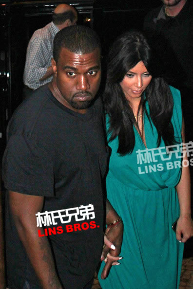 Kanye West和怀孕女友Kim Kardashian出现在里约热内卢 (照片)