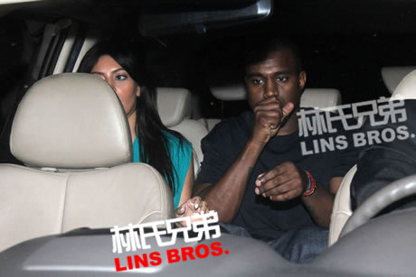 Kanye West和怀孕女友Kim Kardashian出现在里约热内卢 (照片)