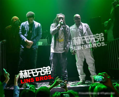 Lil Wayne在Diss NBA迈阿密热队风波现场 (照片)  