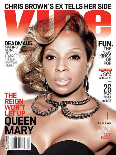 Mary J. Blige登上Vibe杂志封面内页照片发布 (照片)