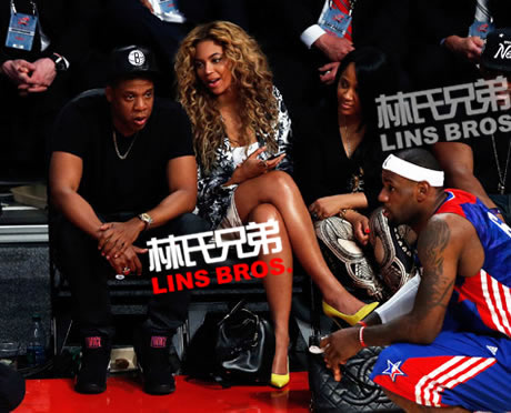 Jay Z和Beyoncé夫妇在 2013NBA 全明星周末 Pt.1(照片)