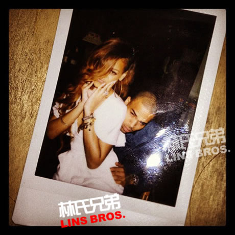 Rihanna生日得到了蛋糕还得到了Chris Brown (照片)