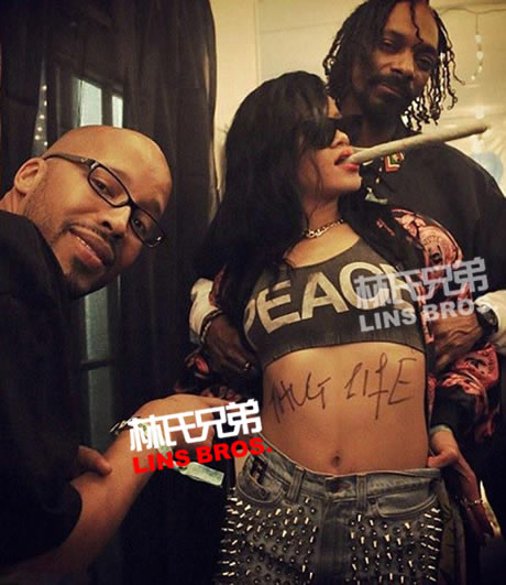 Snoop Dogg和Rihanna祝贺Wiz Khalifa和Amber Rose儿子出生