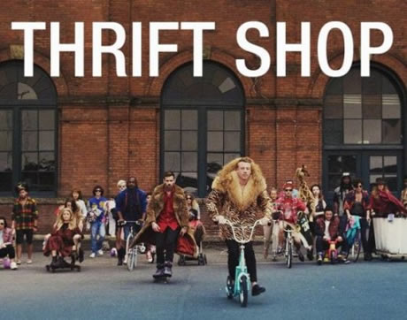 Macklemore和Ryan Lewis冠军单曲Thrift Shop已经达3白金 