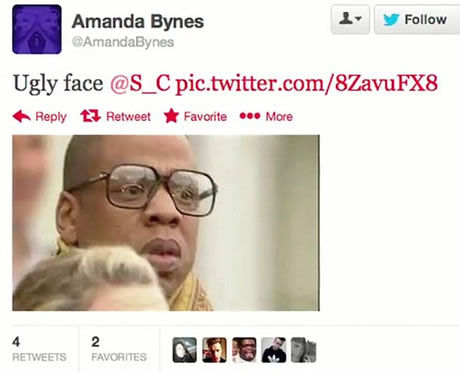 渴望Drake的好莱坞女星Amanda Bynes继续疯狂..称前男友Kid Cudi长相丑...