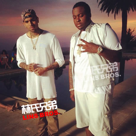 Wiz Khalifa和Chris Brown加入Sean Kingston拍摄歌曲Beat It MV (6张照片)
