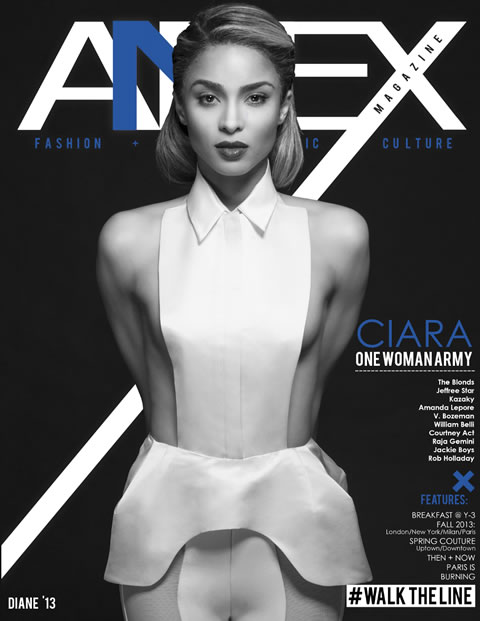 Ciara登上ANNEX杂志封面 (图片)