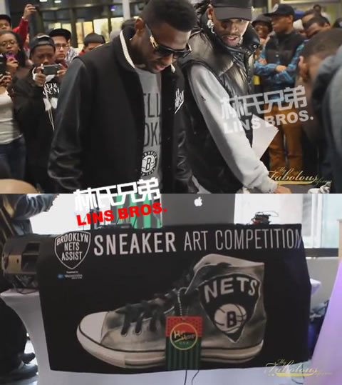 NBA布鲁克林网队与Fabolous联合举办鞋子艺术创作慈善比赛 (视频)