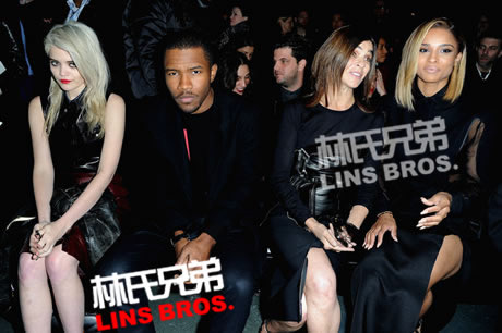Frank Ocean和Ciara出席巴黎时装周 与Kanye和Kim一起吃饭 (照片)