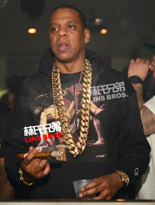 Jay Z录制新专辑..与Rick Ross, Timbaland, DJ Khaled在录音室里 (照片)