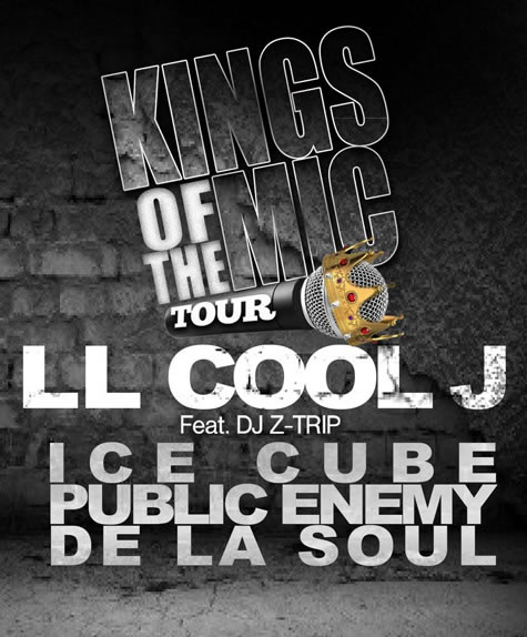 LL Cool J聚集嘻哈元老Ice Cube, Public Enemy和De La Soul宣布巡回演唱会 (图片)