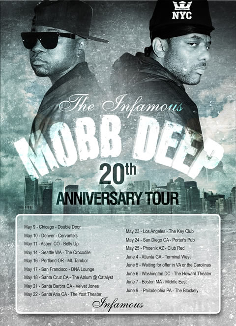 Mobb Deep宣布组合成立20周年巡回演唱会 (图片)