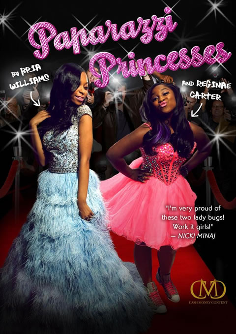 Lil Wayne和Birdman两个女儿新书Paparazzi Princesses官方封面 (图片)