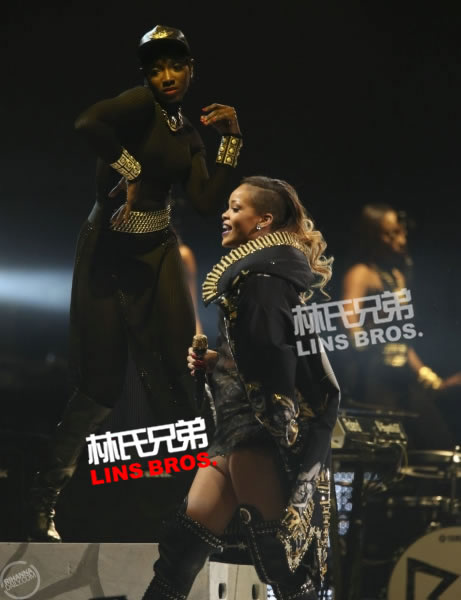 Rihanna在明尼苏达州圣保罗举行Diamonds巡回演唱会 (13张照片)