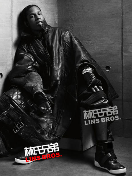 ASAP Rocky登上Interview杂志封面 ( 10张杂志拍摄照片)