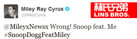 Miley Cyrus准备好与Snoop Dogg新歌曲... (音频/照片)