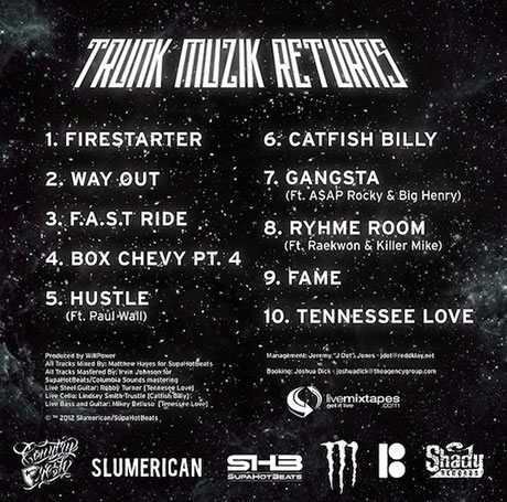 Yelawolf发布最新Mixtape：Trunk Muzik Returns (10首歌曲下载)