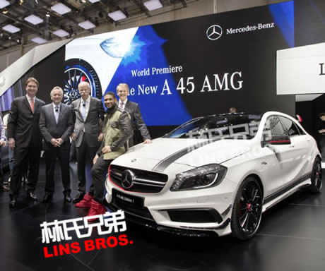 Usher 日内瓦车展揭开Mercedes Benz A45 AMG车型 (照片)