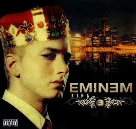 Eminem正式发布新专辑官方封面和第一单曲King..4月中旬拍摄MV (音乐/图片)