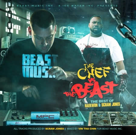 Raekwon联合Scram Jones发布最新Mixtape：The Chef Vs. The Beast (26首歌曲下载)