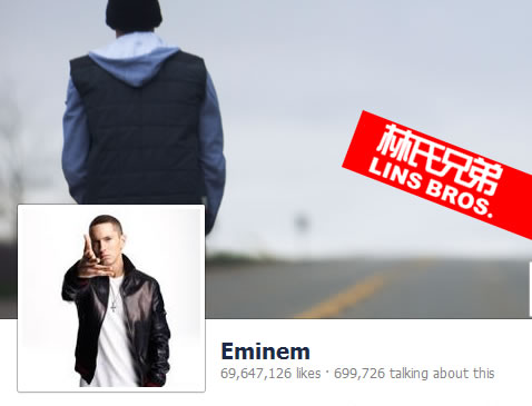 新的成就! Rihanna成为第一个Facebook脸书粉丝突破7000万的人..Eminem马上... (图片)