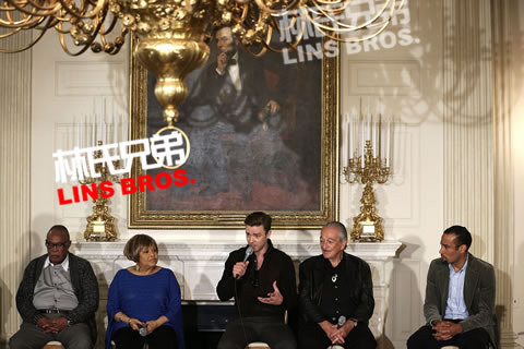 Justin Timberlake得到美国第一夫人米歇尔·奥巴马赞扬..在白宫做客 (5张照片)