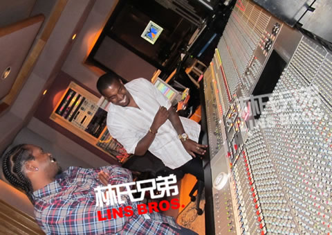 Kanye West和徒弟Pusha T拍摄歌曲Numbers On The Boards MV (3张照片)