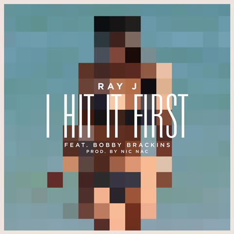 Ray J想对Kanye West说：我先和卡戴珊发生关系？新歌I Hit It First封面.. (图片)  