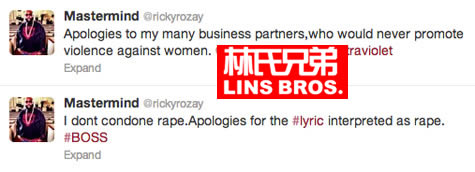 Rick Ross为隐含“强奸Rape”性侵犯的说唱歌词道歉 (图片)