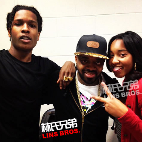 全明星相遇! Rihanna与T.I., Young Jeezy和Ludacris等在亚特兰大演唱会后台 (6张照片)