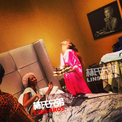 最好的朋友..Rihanna庆祝好朋友生日 (6张照片)