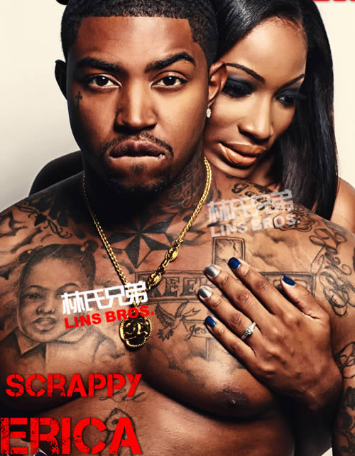 被通缉几天后 Lil Scrappy向亚特兰大警方自首，母亲拿着一件T Shirt抗议 (照片)