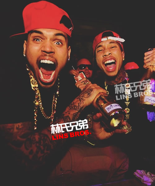 Tyga将和好兄弟Chris Brown联合发行一张新专辑..Fan Of Fan 2升级.