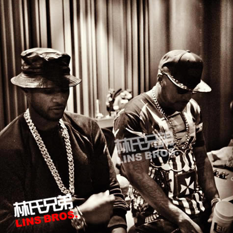 Young Jeezy, Usher重新联合回归录音室 (4张照片)