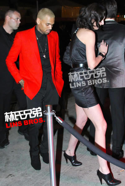 飞机紧急迫降没能阻挡Chris Brown继续参加2013 MET Ball Afterparty (8张照片)