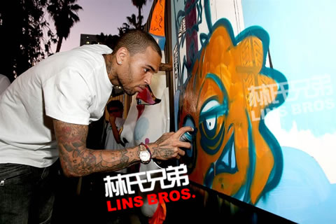 吓人的怪兽..Chris Brown让邻居很焦虑的涂鸦作品.. (11张照片)