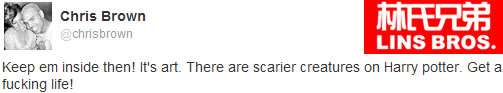 谁也惹不起谁..Chris Brown在微博上向反对他的邻居开炮..将战斗到底继续他的涂鸦生活 (图片)