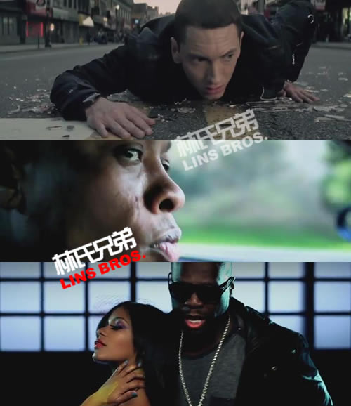 Eminem, Dr.Dre, 50 Cent师徒三人出现在Interscope 2013宣传片(视频)