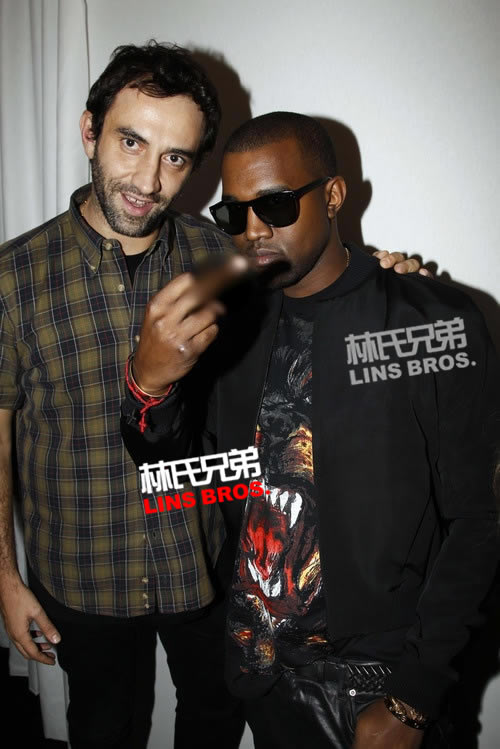 Kanye West是Gay????? 和Givenchy设计师Riccardo Tisci..卡戴珊吓坏了?!!! 