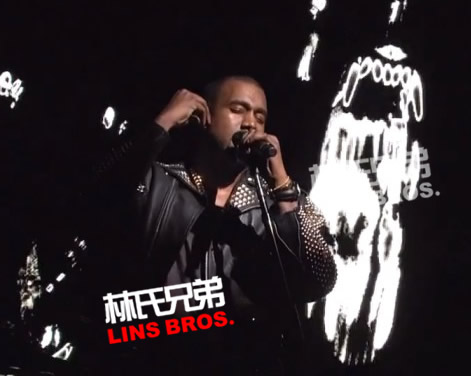 Kanye West摇滚装扮 在2013 SNL上首次演出新歌Black Skinhead (视频)