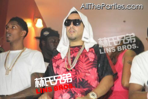 Drake, Meek Mill, French Montana, Wale在亚特兰大Party (9张照片)