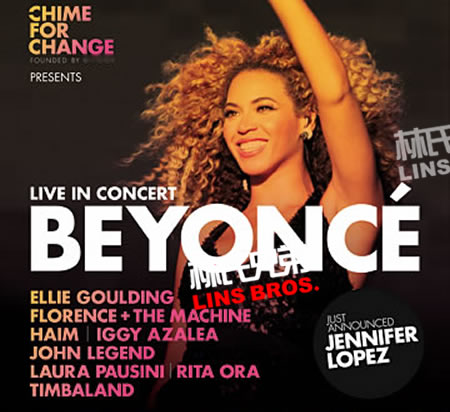 Beyonce, Rita Ora, Iggy Azalea在Chime for Change演唱会红地毯摆Pose (13张照片)
