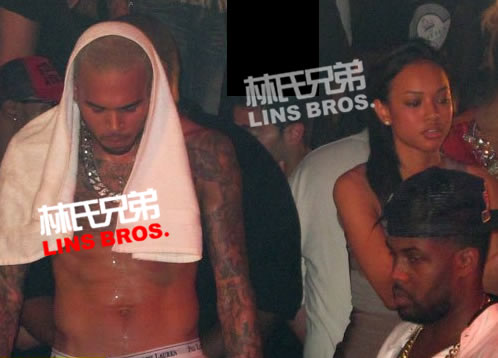 新的事实证明Chris Brown与Rihanna彻底结束..Breezy与Karrueche和几个性感女人Party